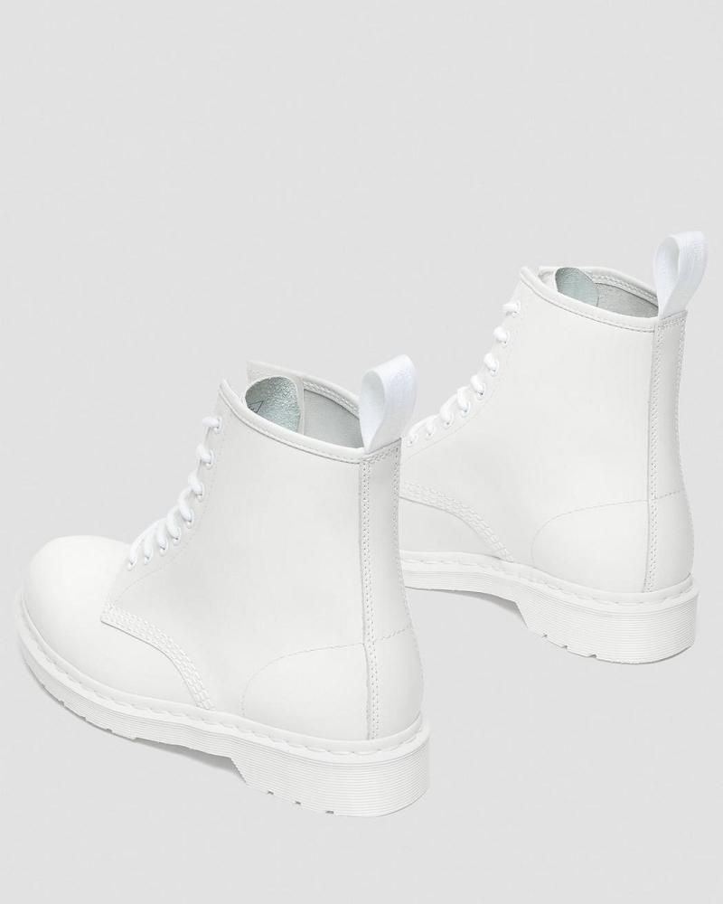 Dr Martens 1460 Mono Smooth Leren Veterlaarzen Heren Wit | NL 290OKI